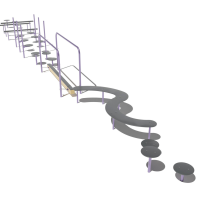Дитячий спортивний майданчик Смуга перешкод-1